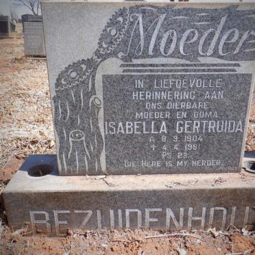 BEZUIDENHOUT Isabella Gertruida 1904-1991