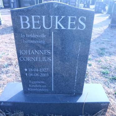 BEUKES Johannes Cornelius 1927-2003
