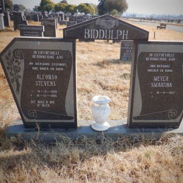 BIDDULPH Alfonso Stevens 1928-1985 &amp; Meyer Smartina 1937-