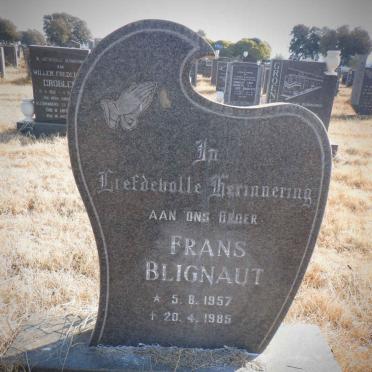 BLIGNAUT Frans 1957-1985