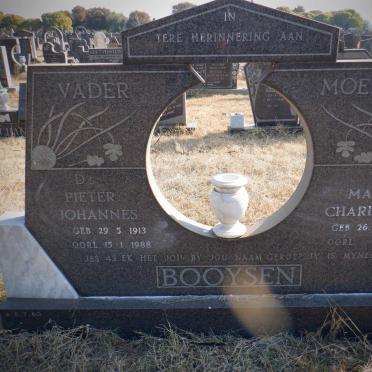 BOOYSEN Pieter Johannes 1913-1988 &amp; Maria Charlotha 1922-