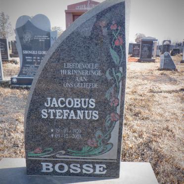 BOSSE Jacobus Stefanus 1920-2003