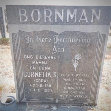 BORNMAN Cornelia S. 1911-1987