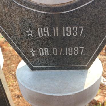 BOTHMA Chris 1937-1987 :: BOTHMA Andries 1968-1997