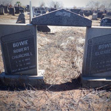 BOWIE Robert Churchill 1940-1981 &amp; Elizabeth 1944-1988