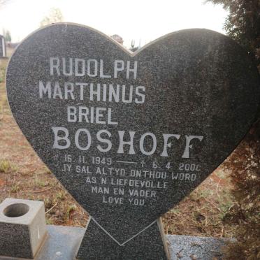 BOSHOFF Rudolph Marthinus Briel 1949-2000 