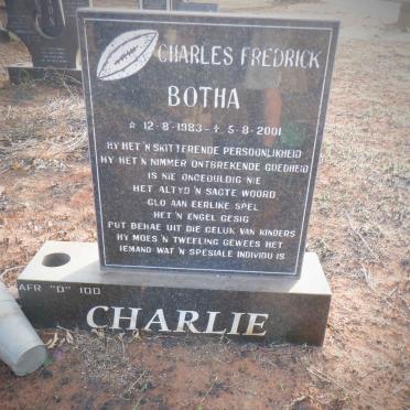 BOTHA Charles Fredrick 1983-2001