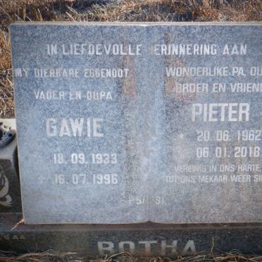 BOTHA Gawie 1933-1996 :: BOTHA Pieter 1962-2018