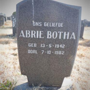 BOTHA Abrie 1942-1982