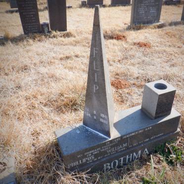 BOTHMA Phillipus William 1941-1985
