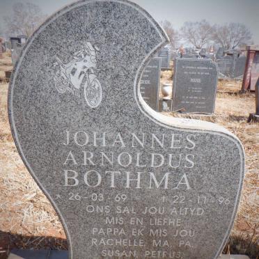 BOTHMA Johannes Arnoldus 1969-1996