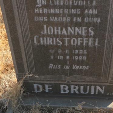 BRUIN Johannes Christoffel, de 1895-1980