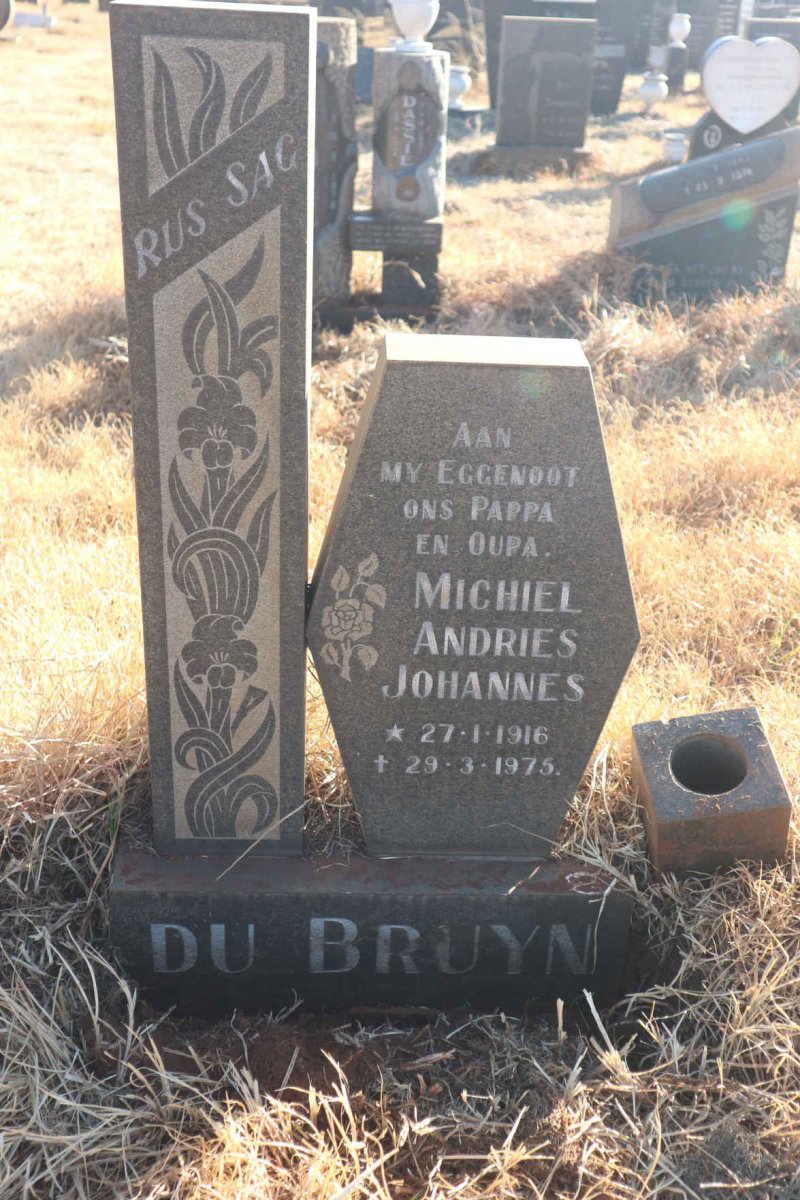 BRUYN Michiel Andries Johannes, du 1916-1975