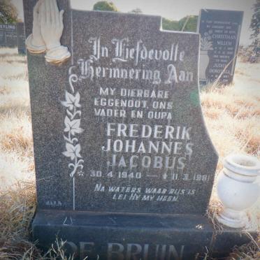 BRUIN Frederik Johannes Jacobus, de 1940-1981