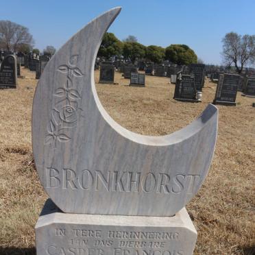 BRONKHORST Casper Francois 1941-1980