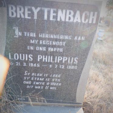 BREYTENBACH Louis Philippus 1945-1980