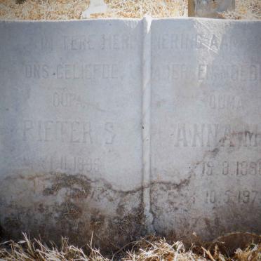 BRUYN Pieter S., de 1895-1972 &amp; Anna M.E. 1898-1972