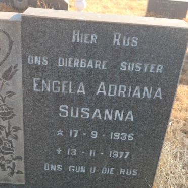 BRITS Engela Adriana Susanna 1936-1977