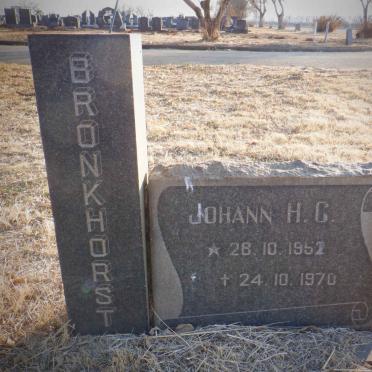BRONKHORST Johann H.C. 1952-1970