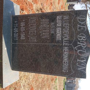 BRUYN Adriaan Johannes, de 1948-2011