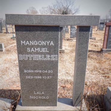BUTHELEZI Mangonya Samuel 1919-1996