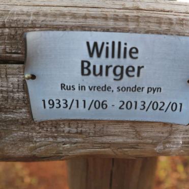 BURGER Willie 1933-2013