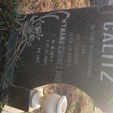 CALITZ Wynand Cornelius 1943-1989
