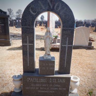 CANOT Pauline Lilian 1943-1997