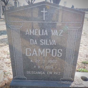 CAMPOS Amelia Vaz da Silva 1902-1994