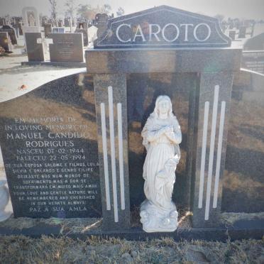 CAROTO Manuel Candido Rodrigues 1944-1994