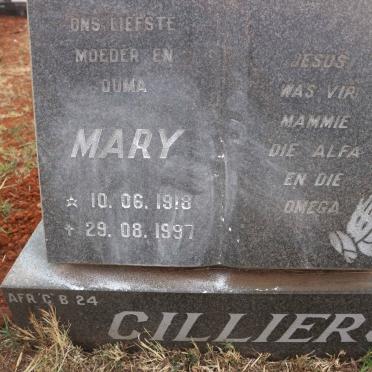 CILLIERS Mary 1918-1997