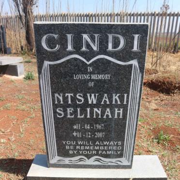 CINDI Ntswaki Selinah 1967-2007 