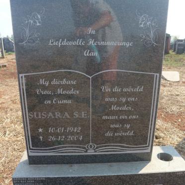 COETZEE Susara S.E. 1942-2004 