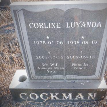 COCKMAN Corline 1975-2001 :: COCKMAN Luyanda 1998-2002