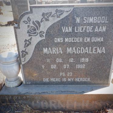 CORNELIUS Maria Magdalena 1915-1992