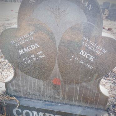 COMBRINK Nick 1953- &amp; Magda 1955-2001