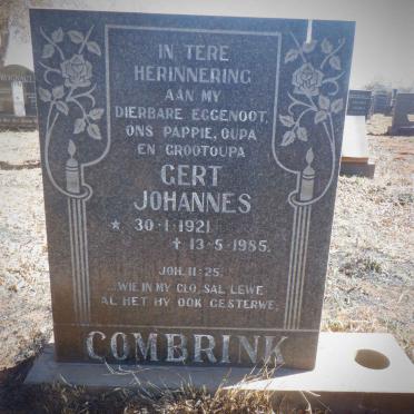 COMBRINK Gert Johannes 1921-1985