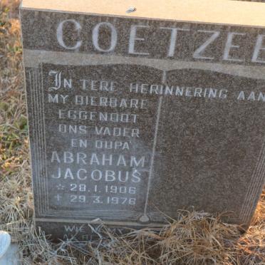 COETZEE Abraham Jacobus 1906-1976