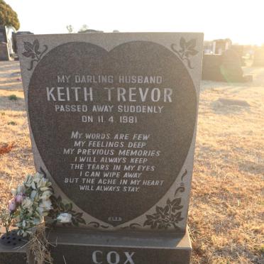 COX Keith Trevor -1981