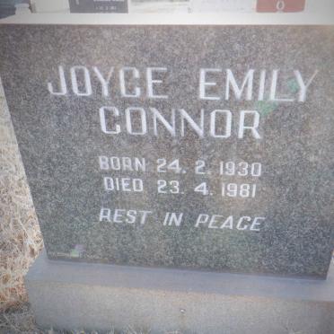 CONNOR Joyce Emily 1930-1981