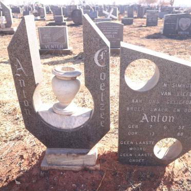 COETZEE Anton 1952-1988