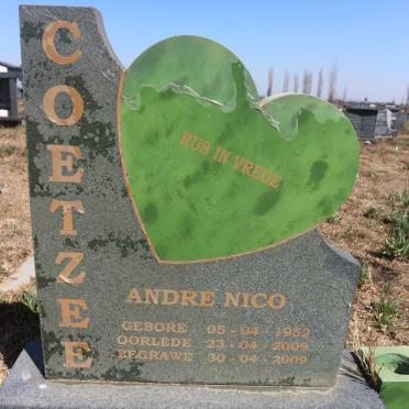 COETZEE Andre Nico 1952-2009