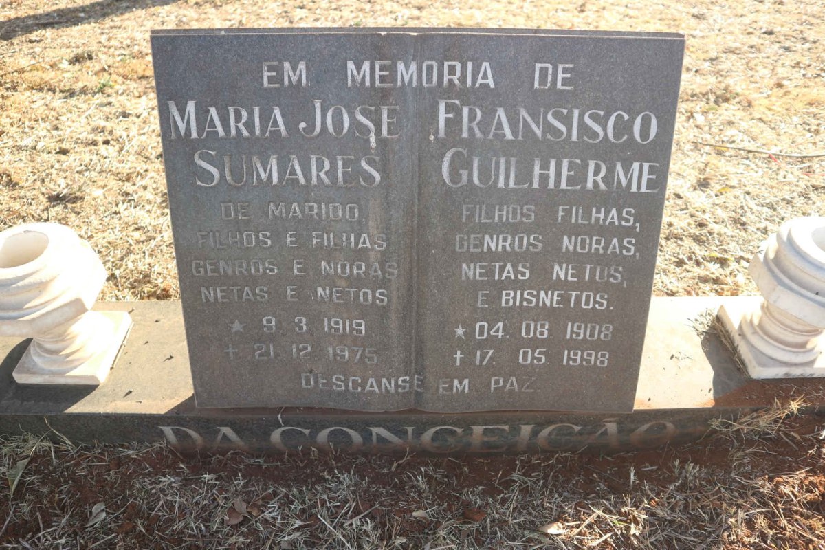 CONCEICAO Fransisco Guilherme, da 1908-1998 &amp; Maria Jose SUMARES 1919-1975