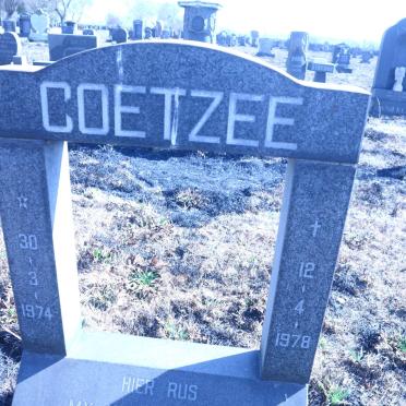 COETZEE Christiaan 1974-1978
