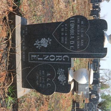 CRONJE Leonora D.C. 1934-1993