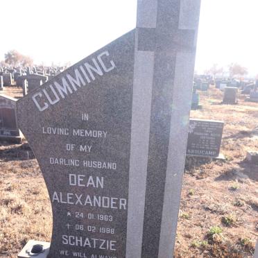 CUMMING Dean Alexander 1963-1988