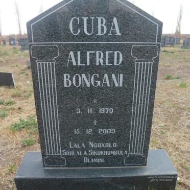 CUBA Alfred Bongani 1970-2009