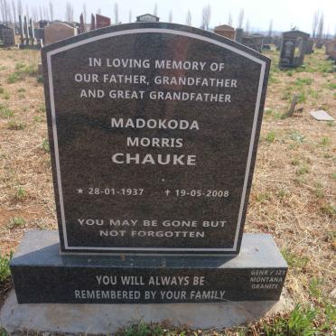 CHAUKE Madokoda Morris 1937-2008