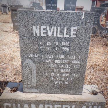 CHAMBERLAIN Neville 1955-1996
