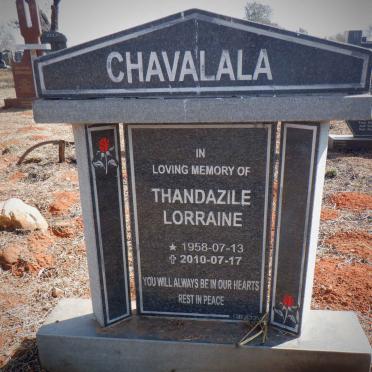 CHAVALALA Thandazile Lorraine 1958-2010